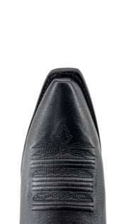 Alexia Red Bottom Snip Toe Midi Wide Calf Cowgirl Boot