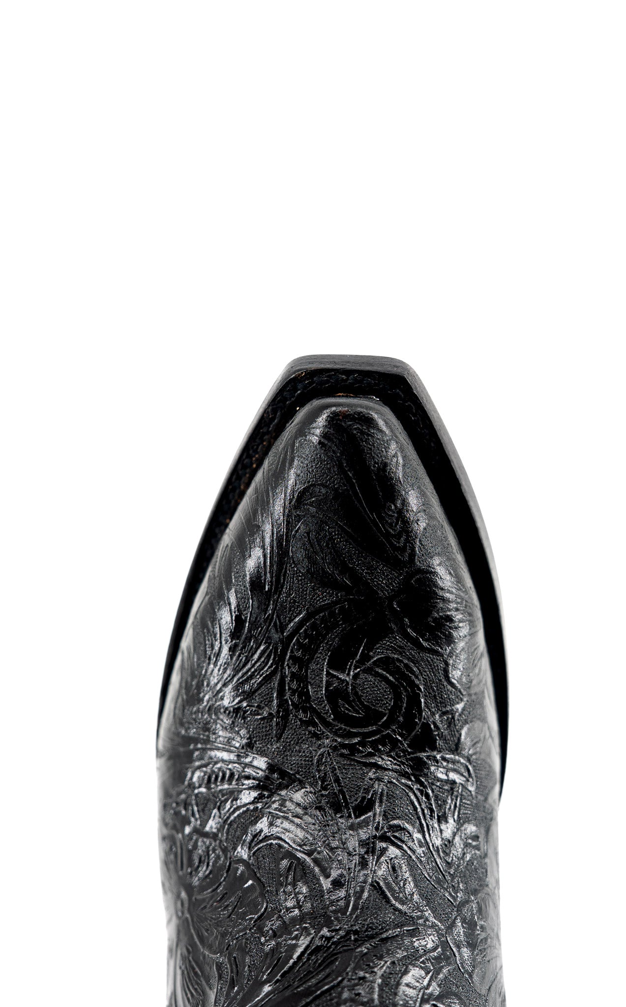 Ruby Tooled Red Bottom Snip Toe Cowgirl Boot