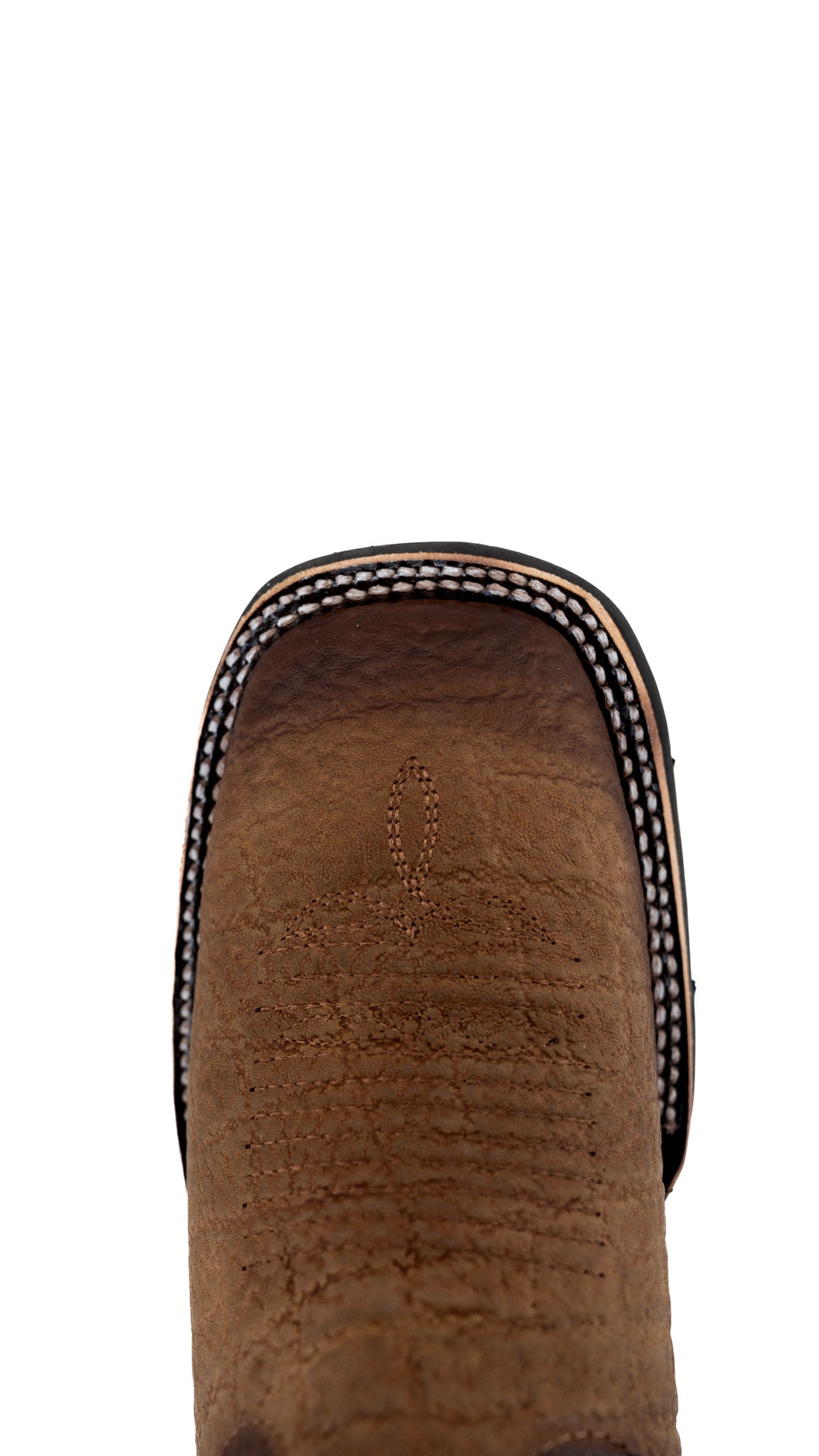 Bessero Rubber Elephant Square Toe Men's Ankle Boot