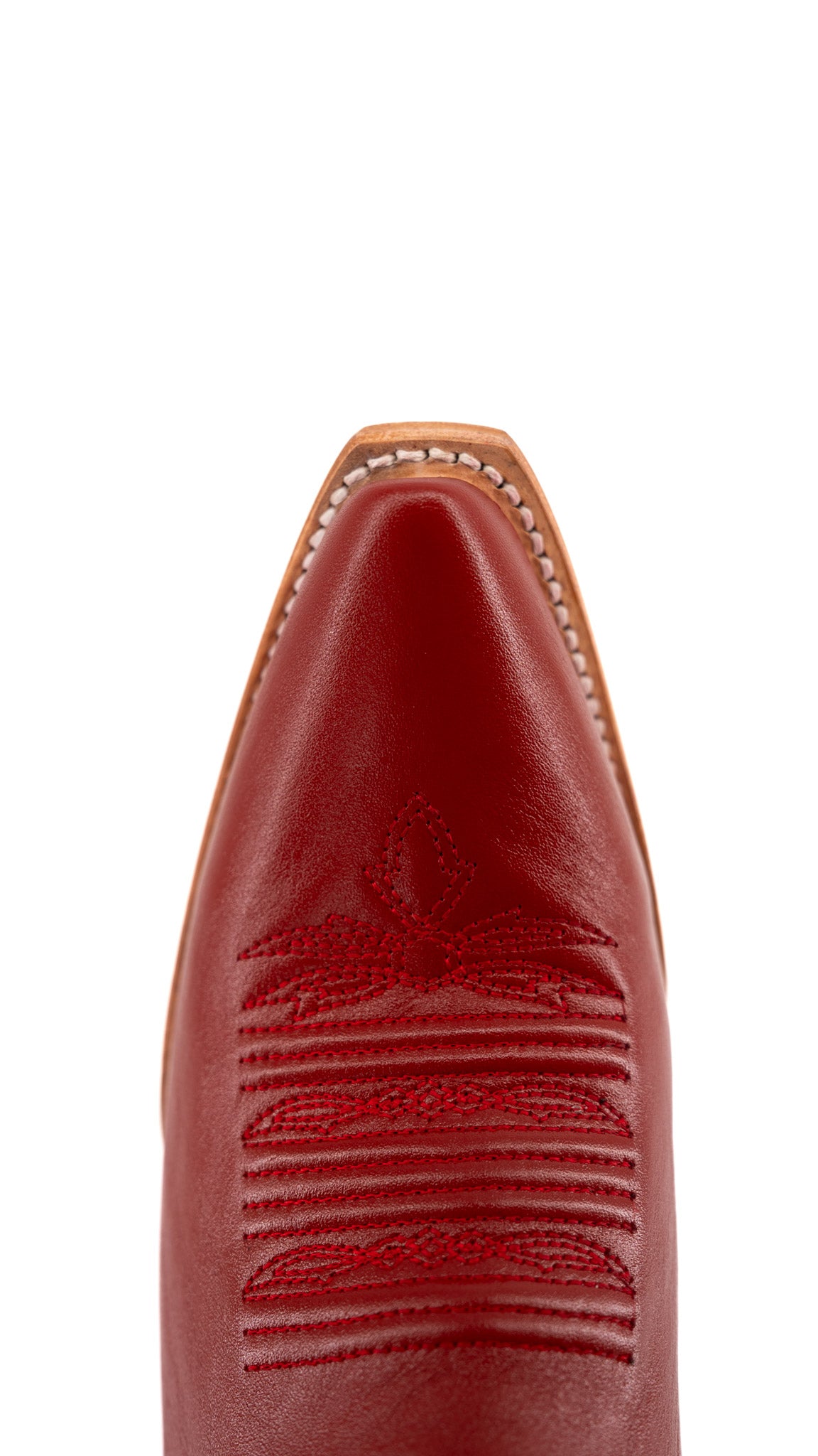 Alexia Red Bottom Snip Toe Midi Wide Calf Cowgirl Boot