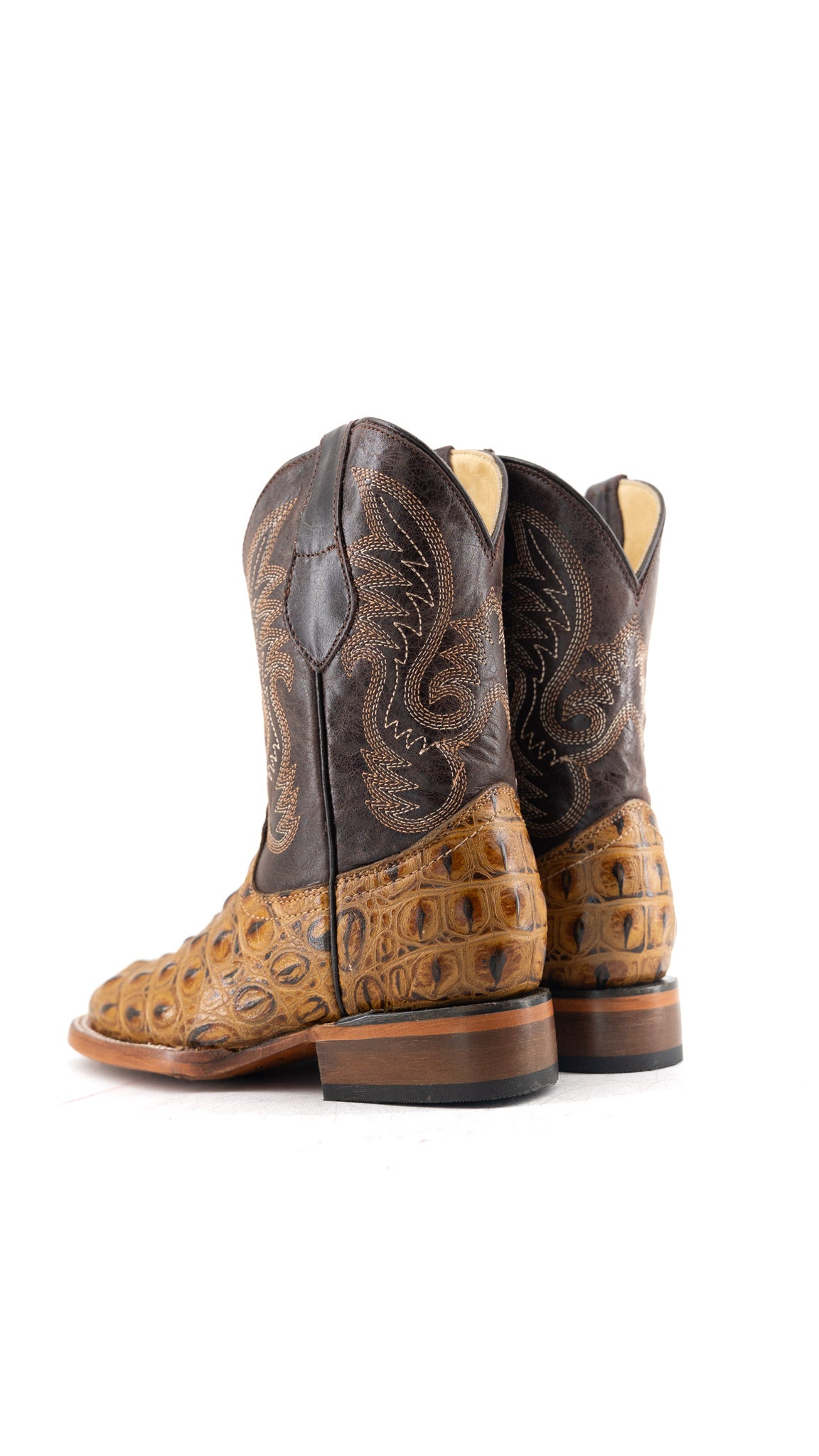 Little Caiman Hornback Pro Rodeo Kids Boot