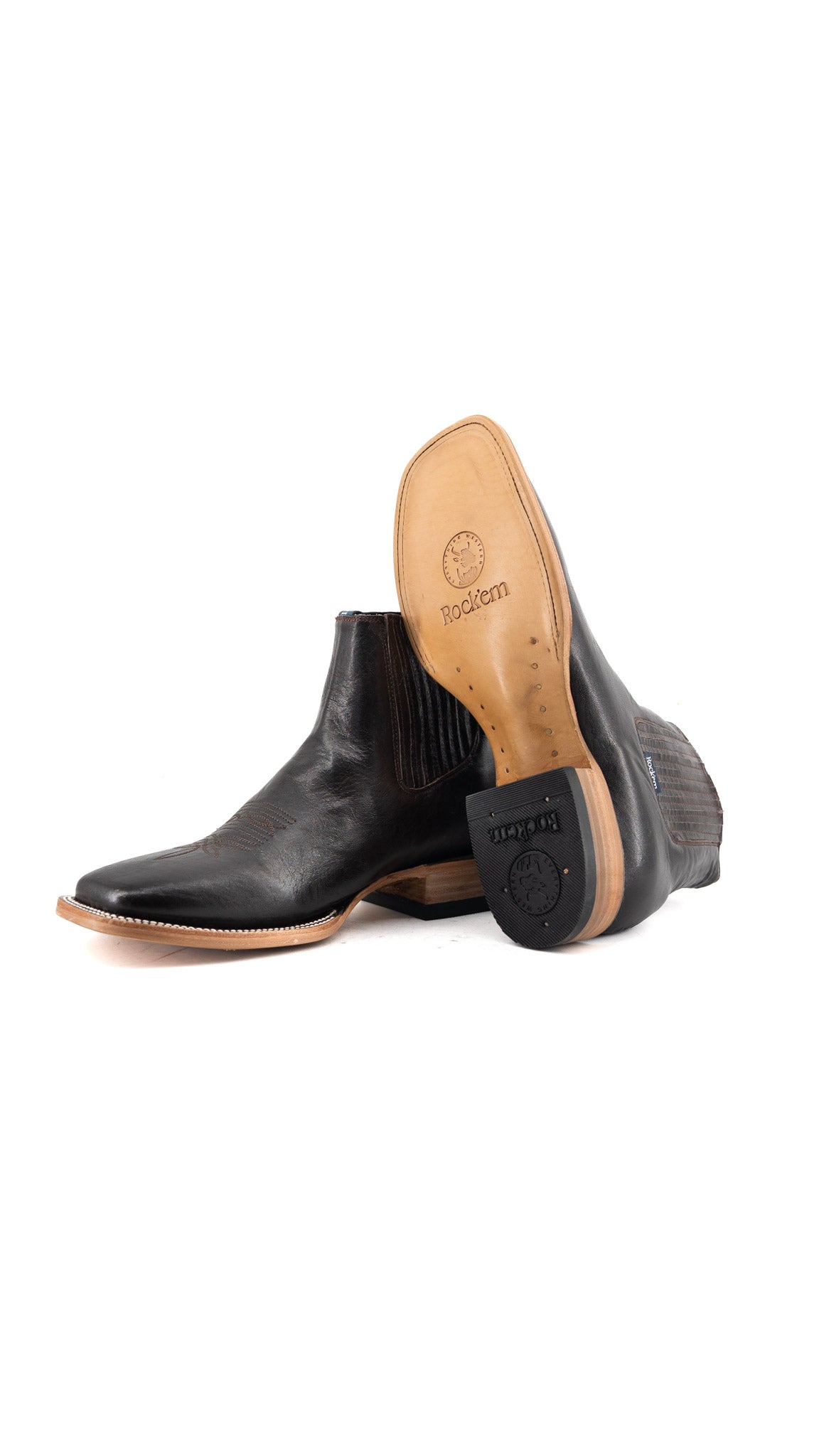 Senegal Ebano Men Square Toe Ankle Boot