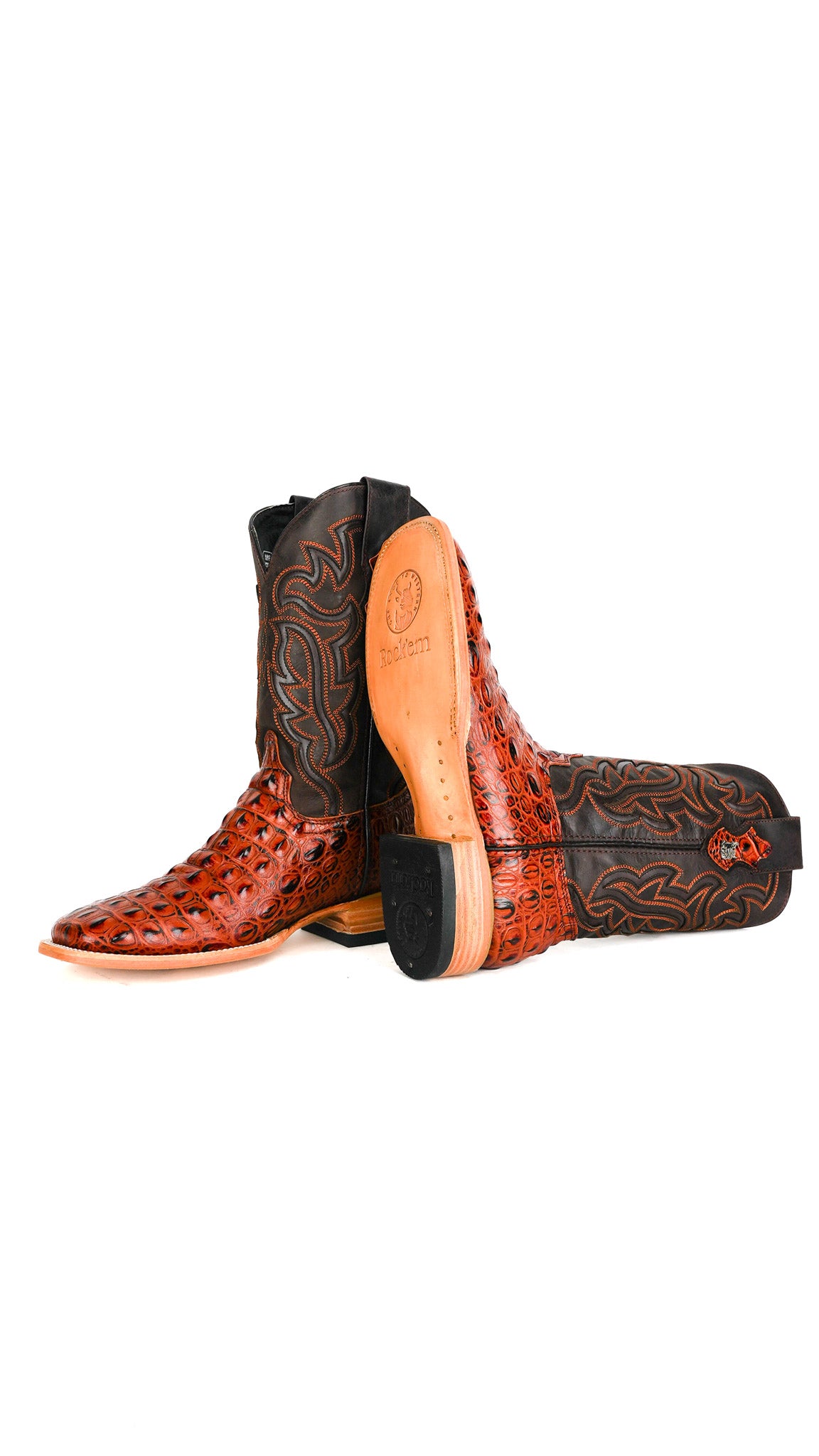 Bruce Hornback Square Toe Cowboy Boot