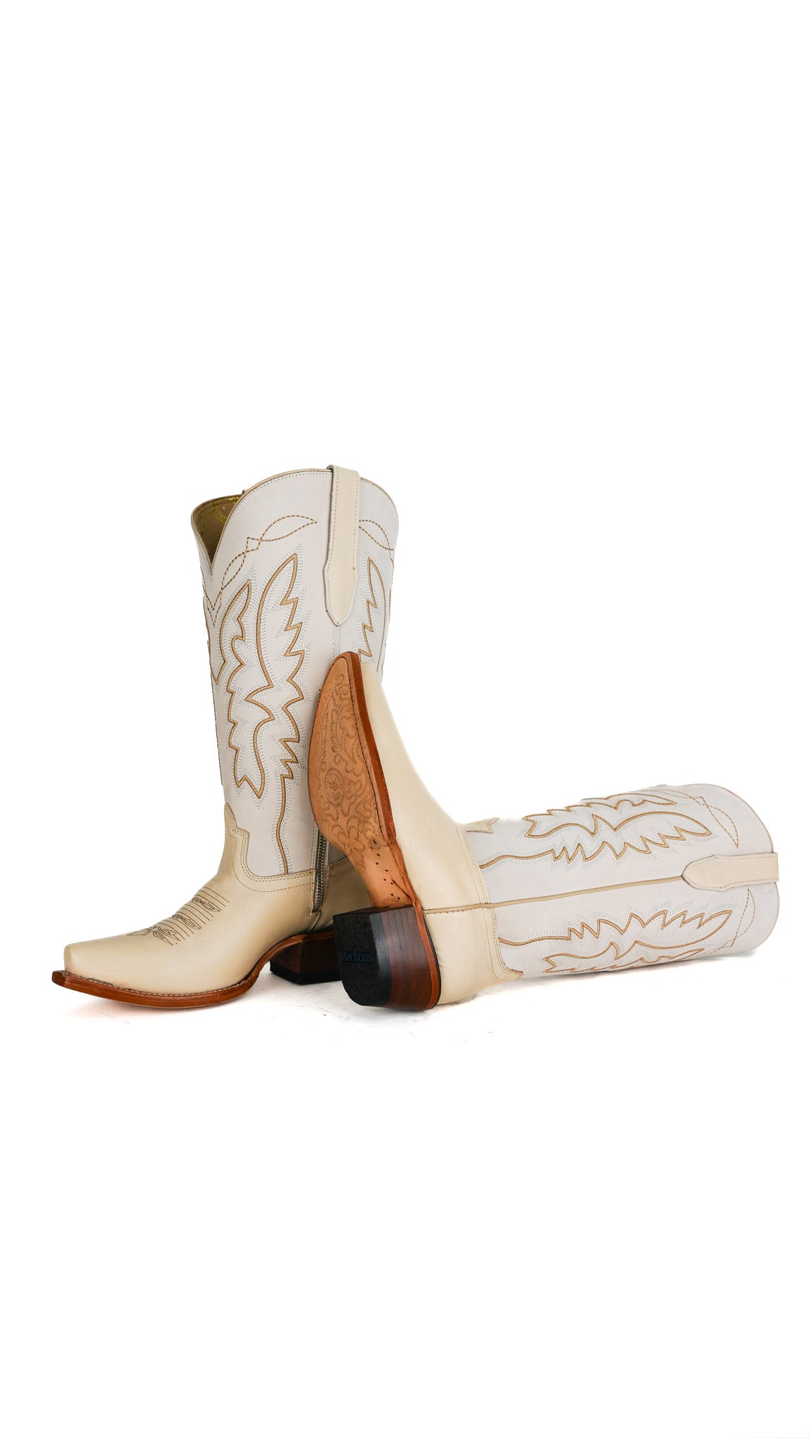 Alexia Nobuck Midi Wide Calf Snip Toe Cowgirl Boot