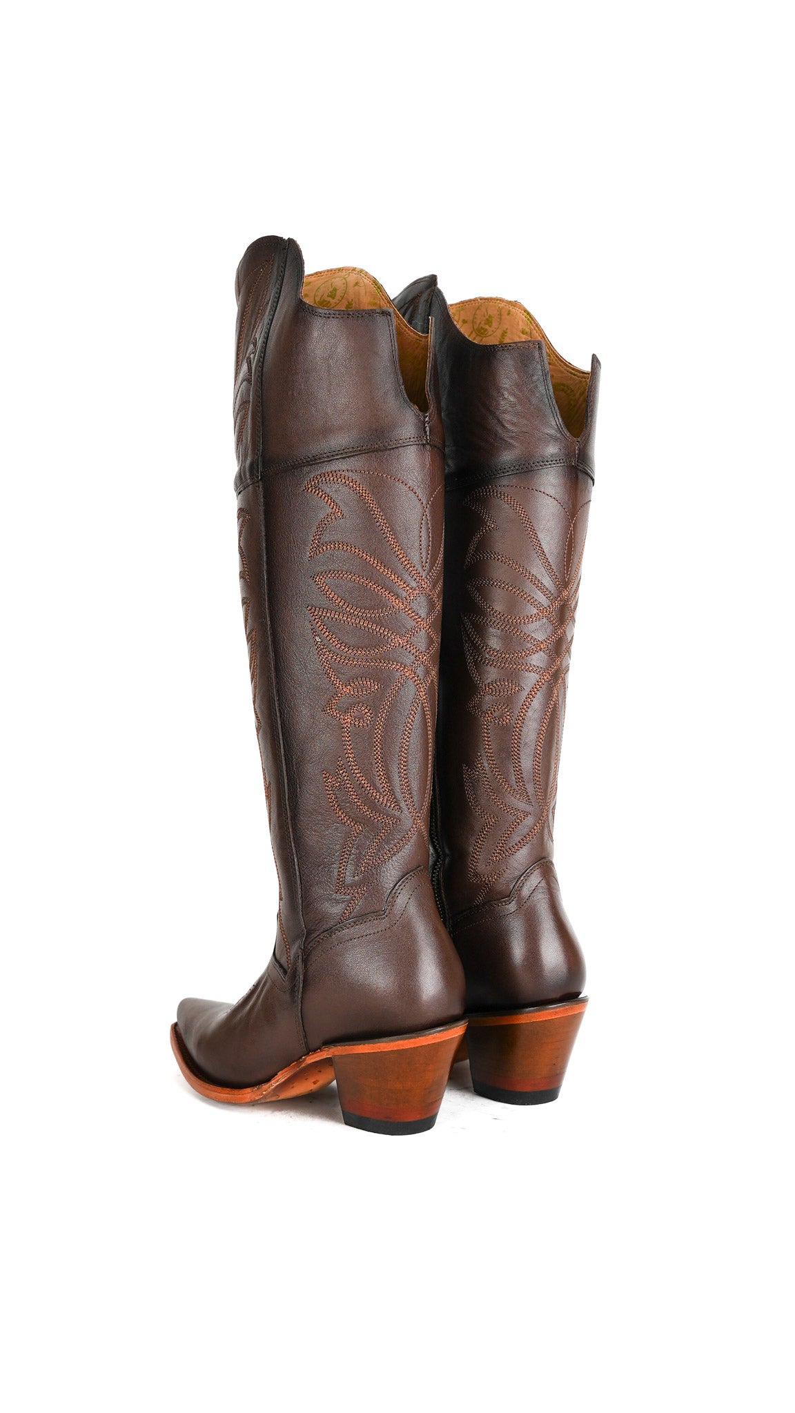 Myriam Knee High Snip Toe Cowgirl Boot