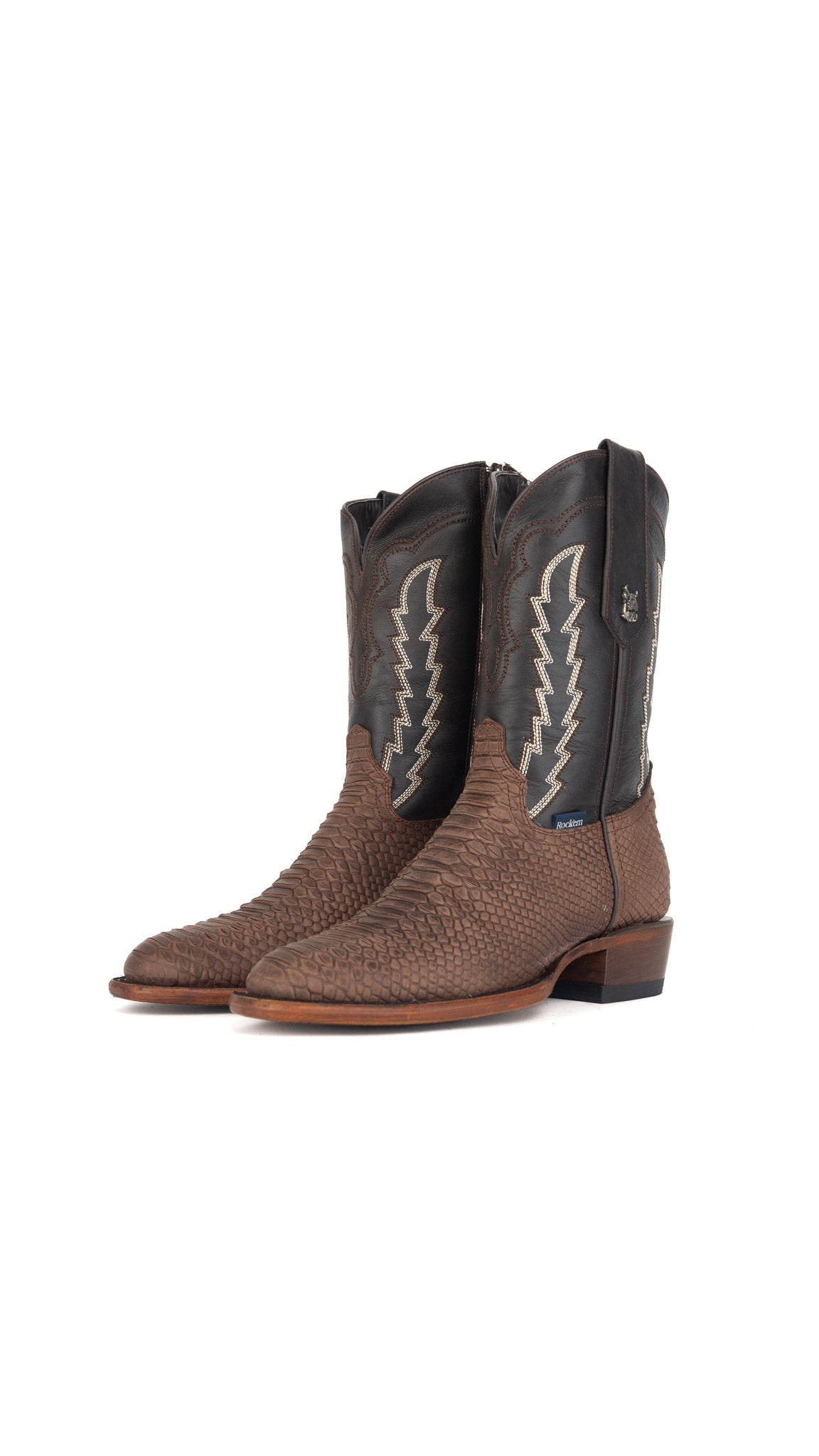 Lawrence Python Round Toe Cowboy Boot FINAL SALE