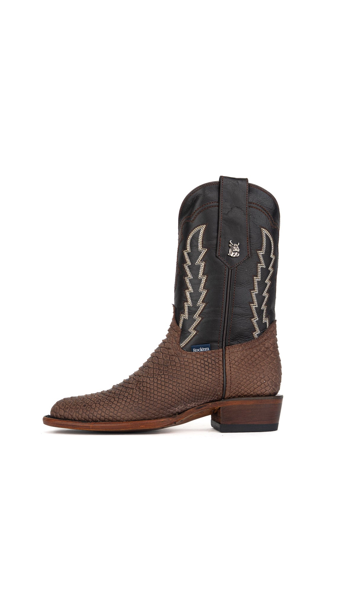 Lawrence Python Round Toe Cowboy Boot FINAL SALE