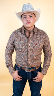 Platini Long Sleeve Haason Pearl Snap