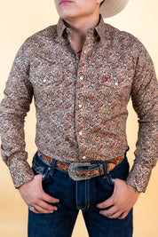 Platini Long Sleeve Haason Pearl Snap