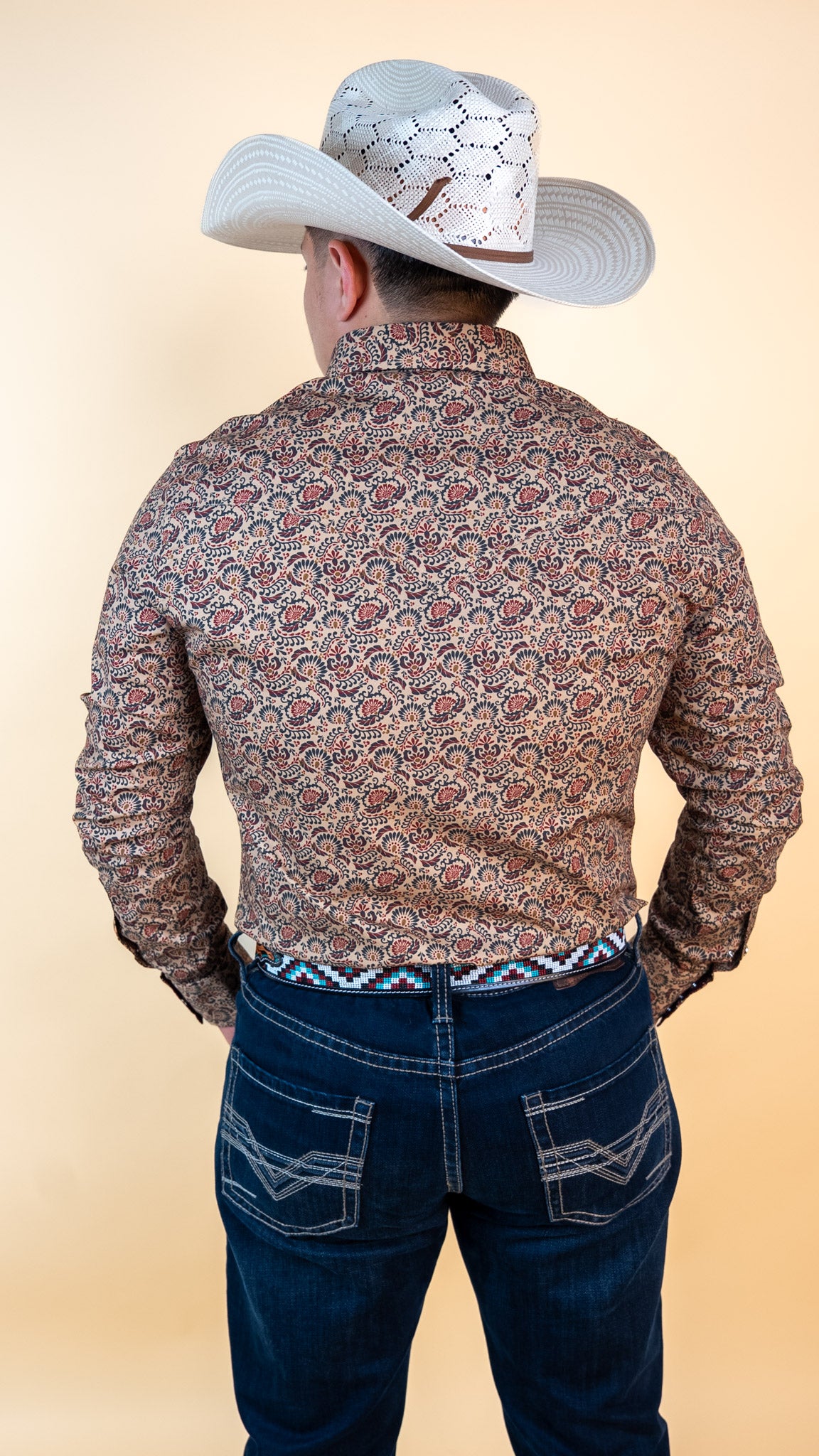 Platini Long Sleeve Haason Pearl Snap