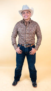 Platini Long Sleeve Haason Pearl Snap