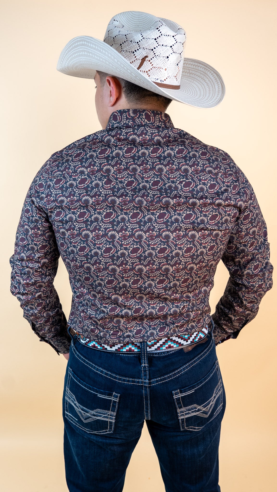 Platini Long Sleeve Haason Pearl Snap