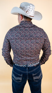 Platini Long Sleeve Haason Pearl Snap