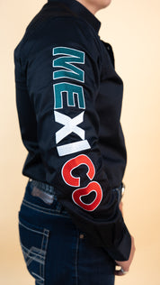 Platini Long Sleeve Rolex Mexico Button Up