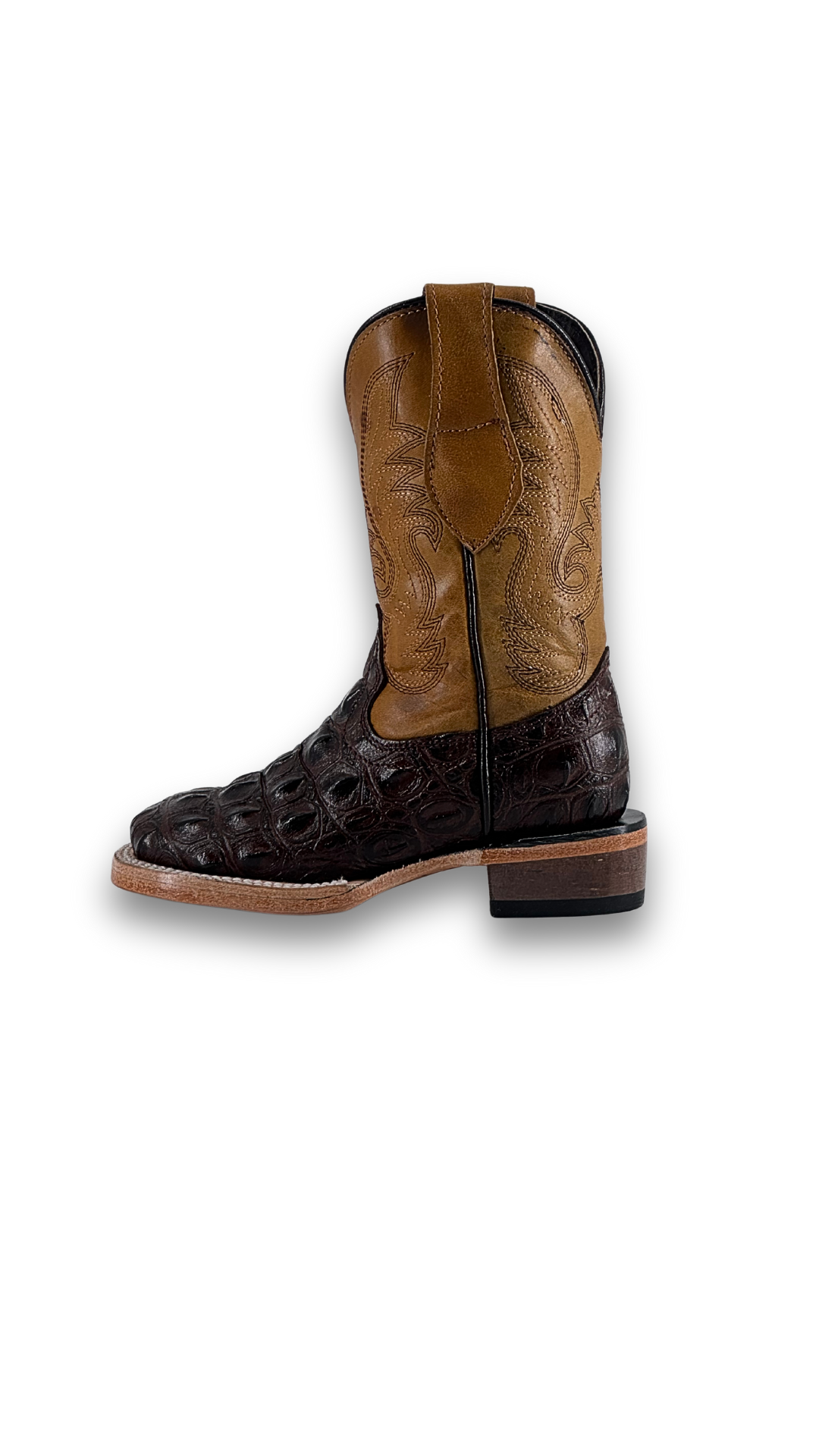 Little Caiman Hornback Pro Rodeo Kids Boot