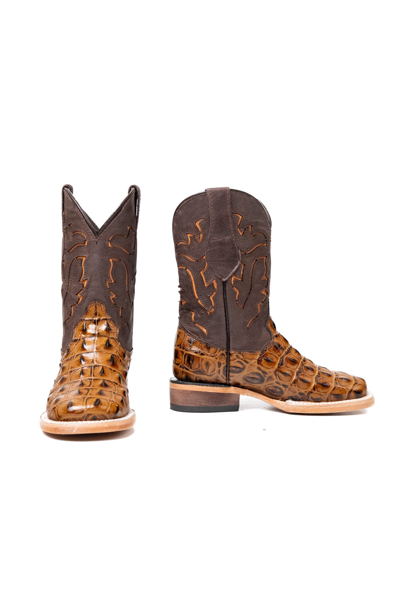 Little Bruce Caiman Hornback Kids Boot