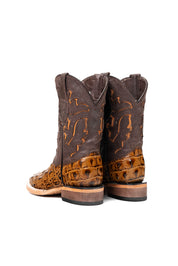 Little Bruce Caiman Hornback Kids Boot