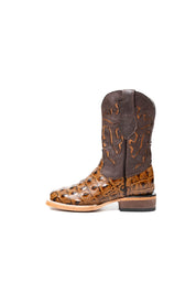 Little Bruce Caiman Hornback Kids Boot