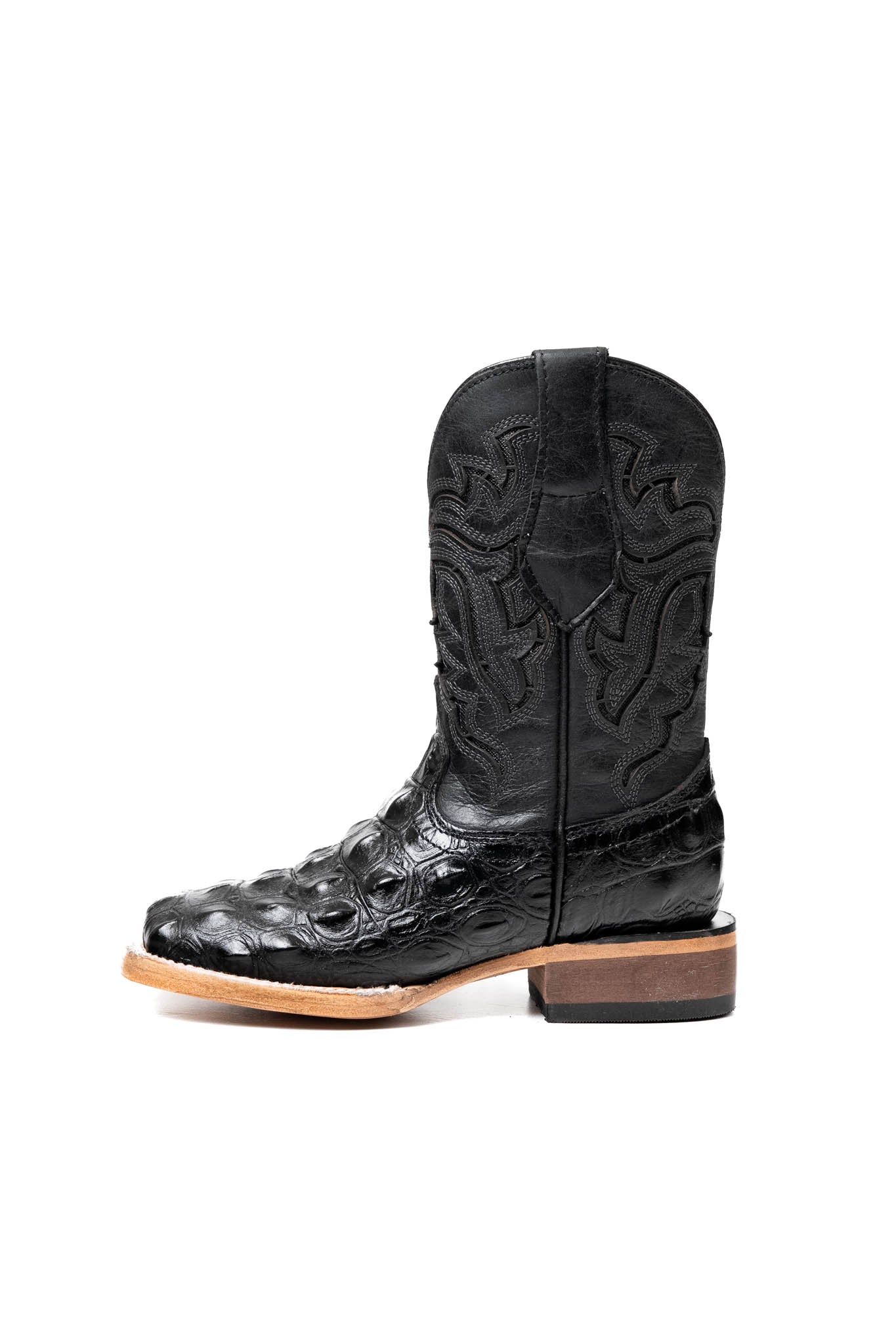 Little Bruce Caiman Hornback Kids Boot