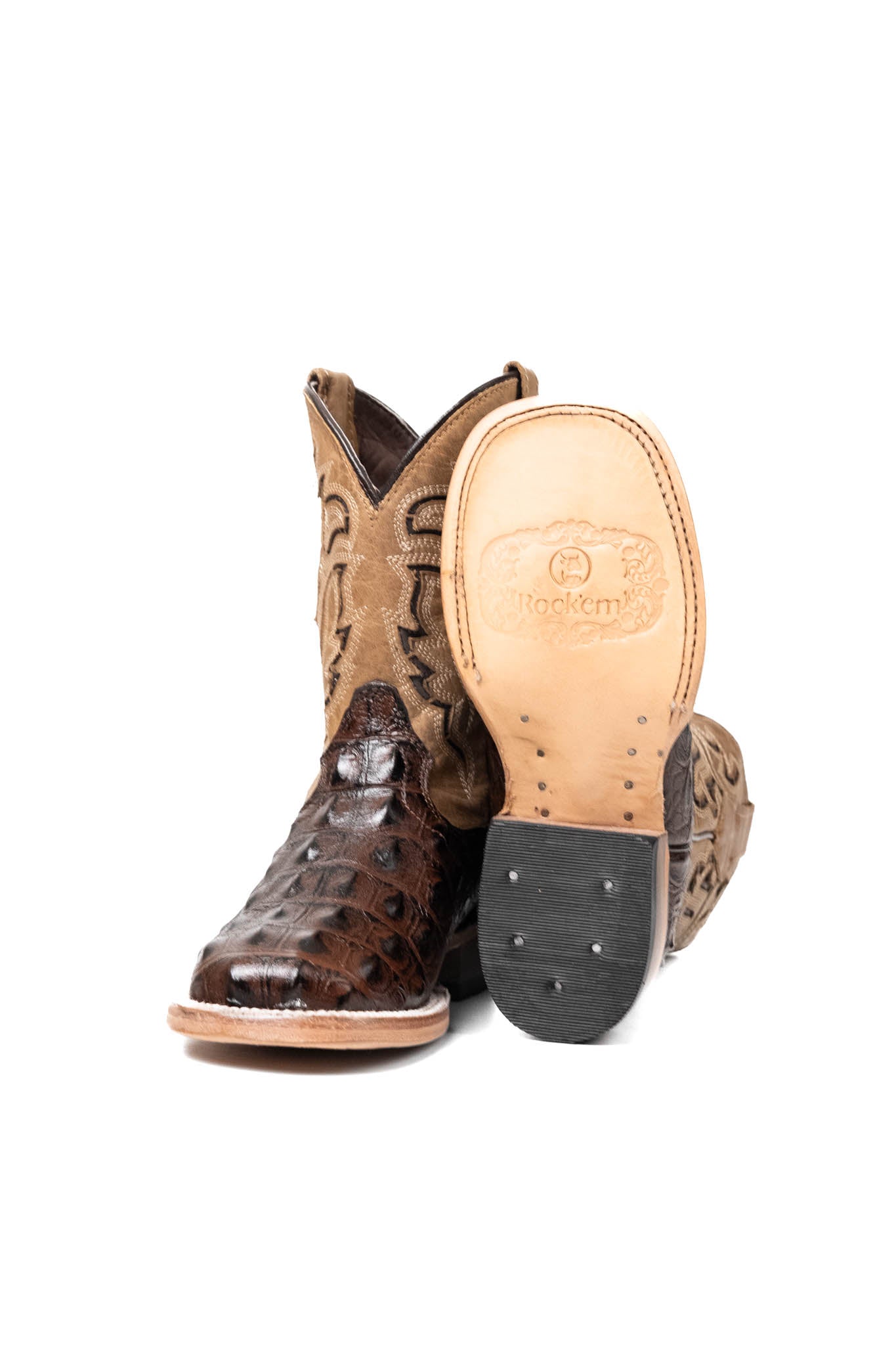 Little Bruce Caiman Hornback Kids Boot