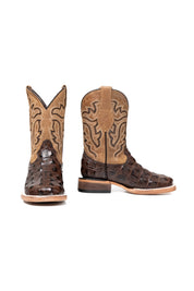 Little Bruce Caiman Hornback Kids Boot