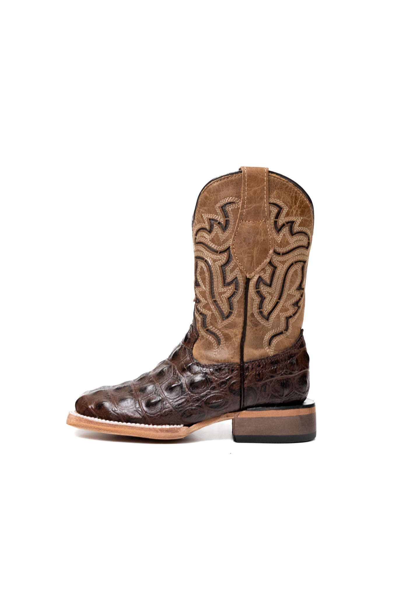 Little Bruce Caiman Hornback Kids Boot