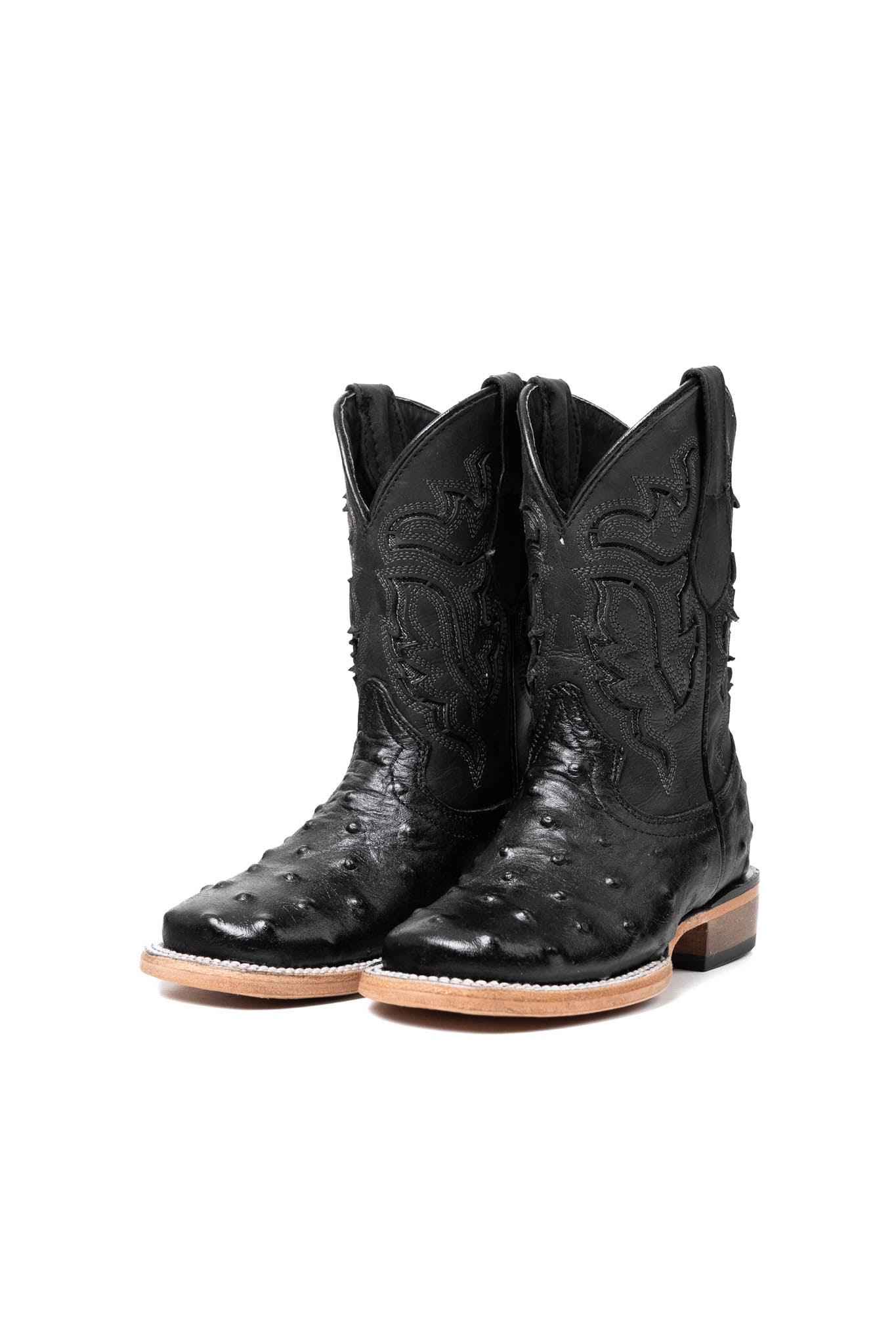 Little Bruce Ostrich Cowboy Boot