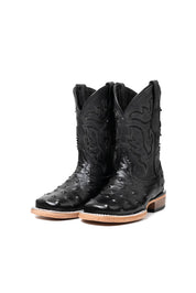 Little Bruce Ostrich Cowboy Boot