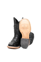 Little Bruce Ostrich Cowboy Boot