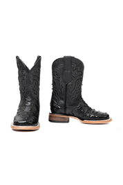 Little Bruce Ostrich Cowboy Boot