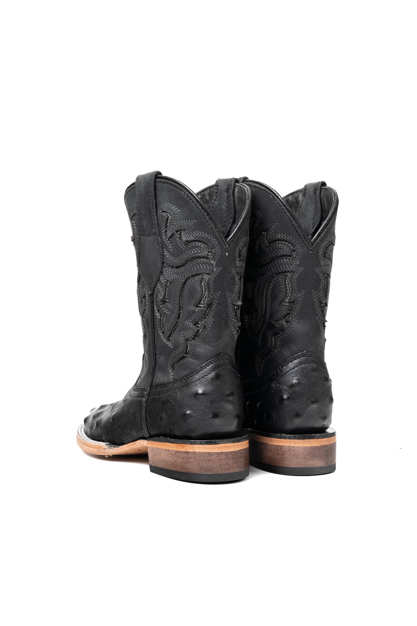 Little Bruce Ostrich Cowboy Boot
