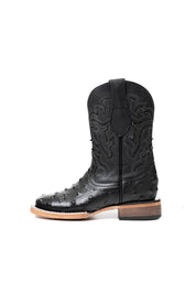 Little Bruce Ostrich Cowboy Boot