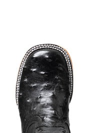 Little Bruce Ostrich Cowboy Boot