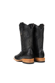 Walter Ostrich Exotic Square Toe Cowboy Boot