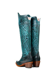 Amour Knee High Snip Toe Cowgirl Boot
