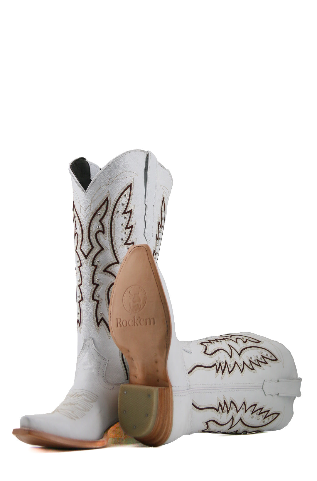 Alexa Midi Wide Calf Snip Toe Cowgirl Boot