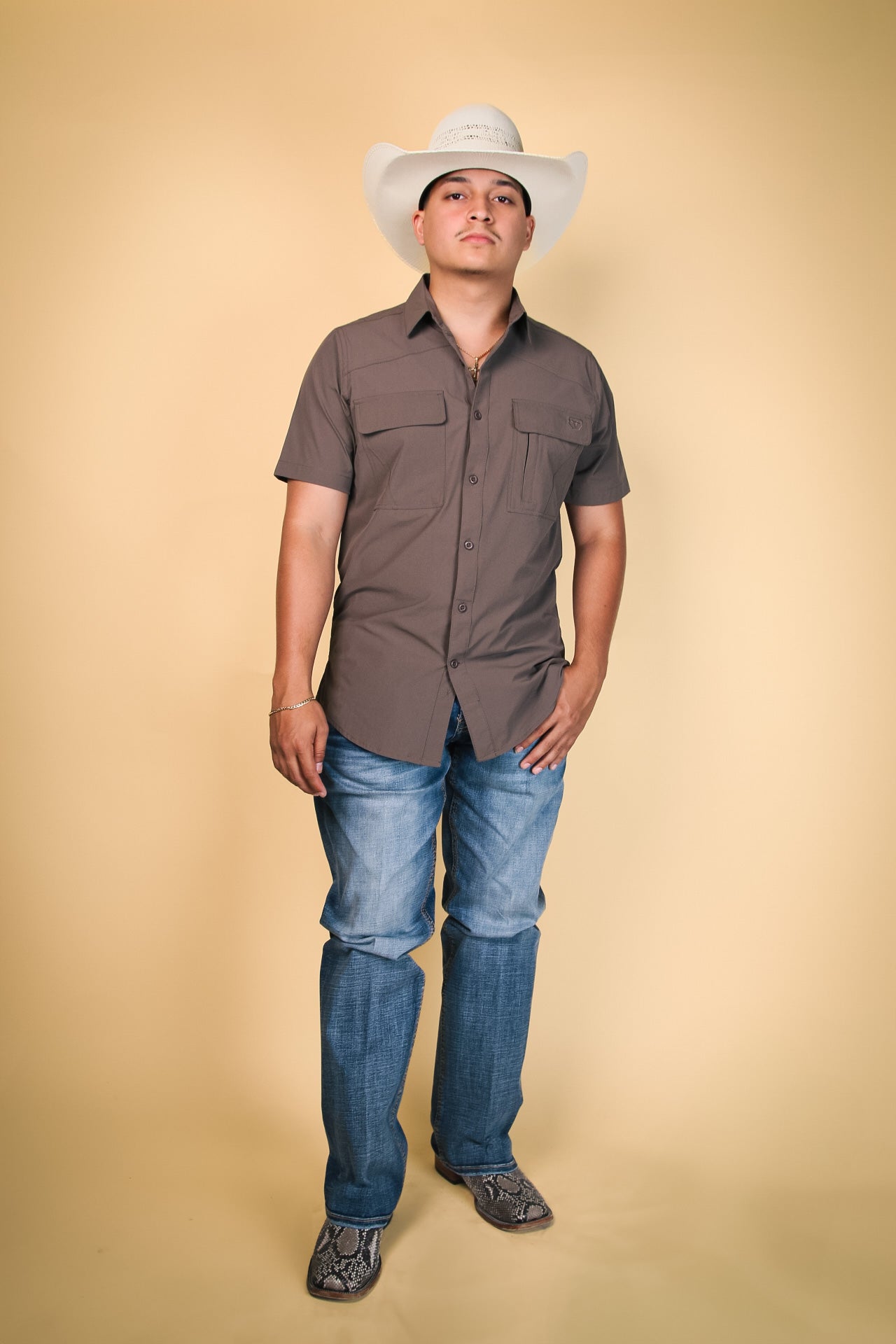 Platini Short Sleeve Patrick Button Up