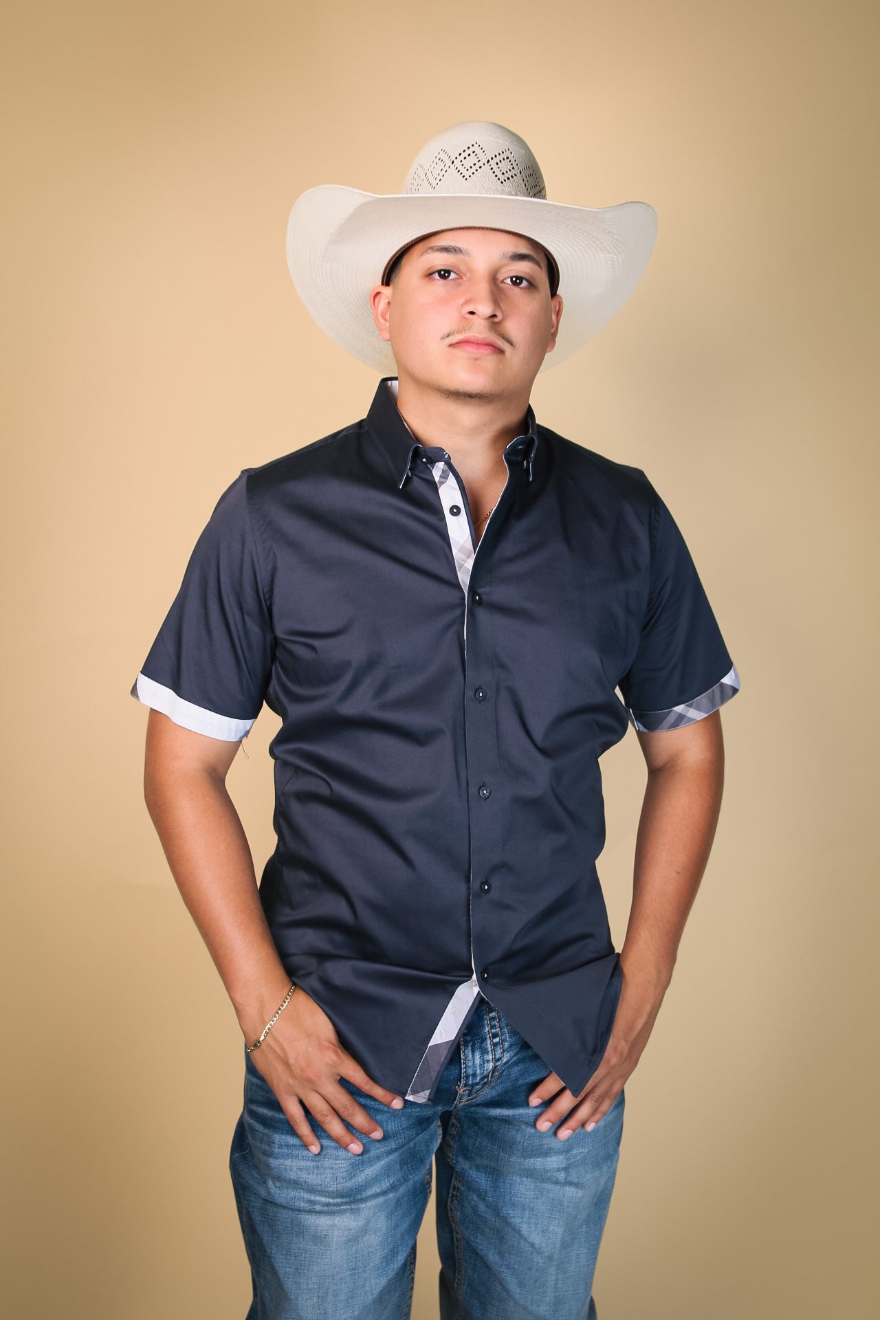 Platini Short Sleeve Travis Button Up