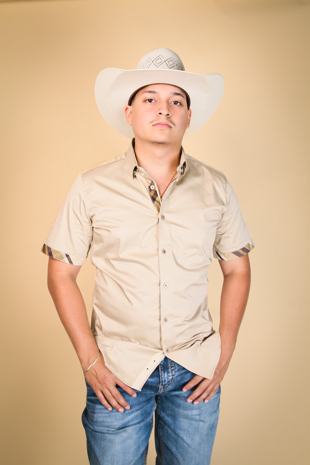 Platini Short Sleeve Travis Button Up