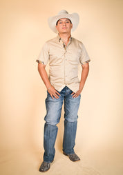 Platini Short Sleeve Travis Button Up