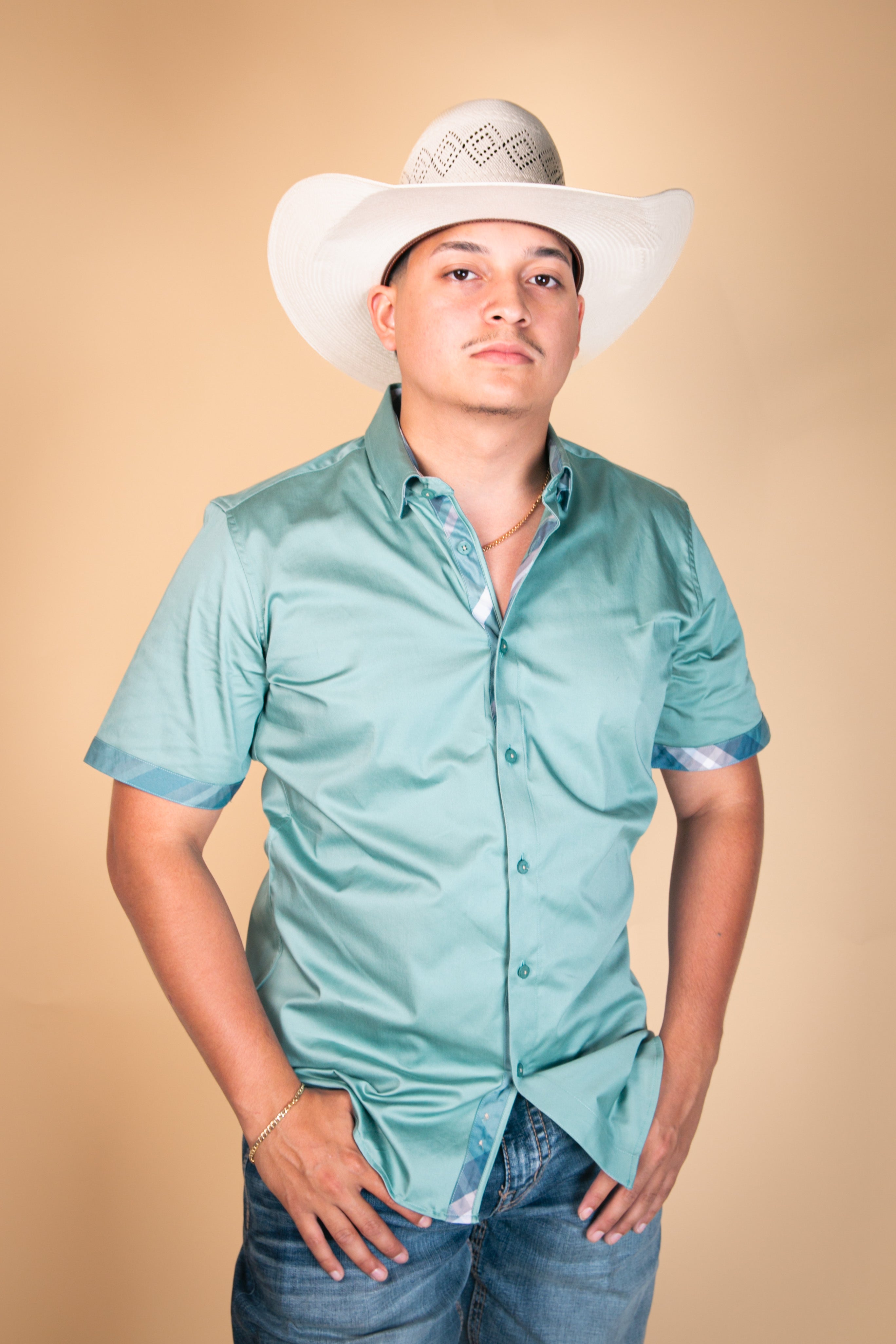 Platini Short Sleeve Travis Button Up