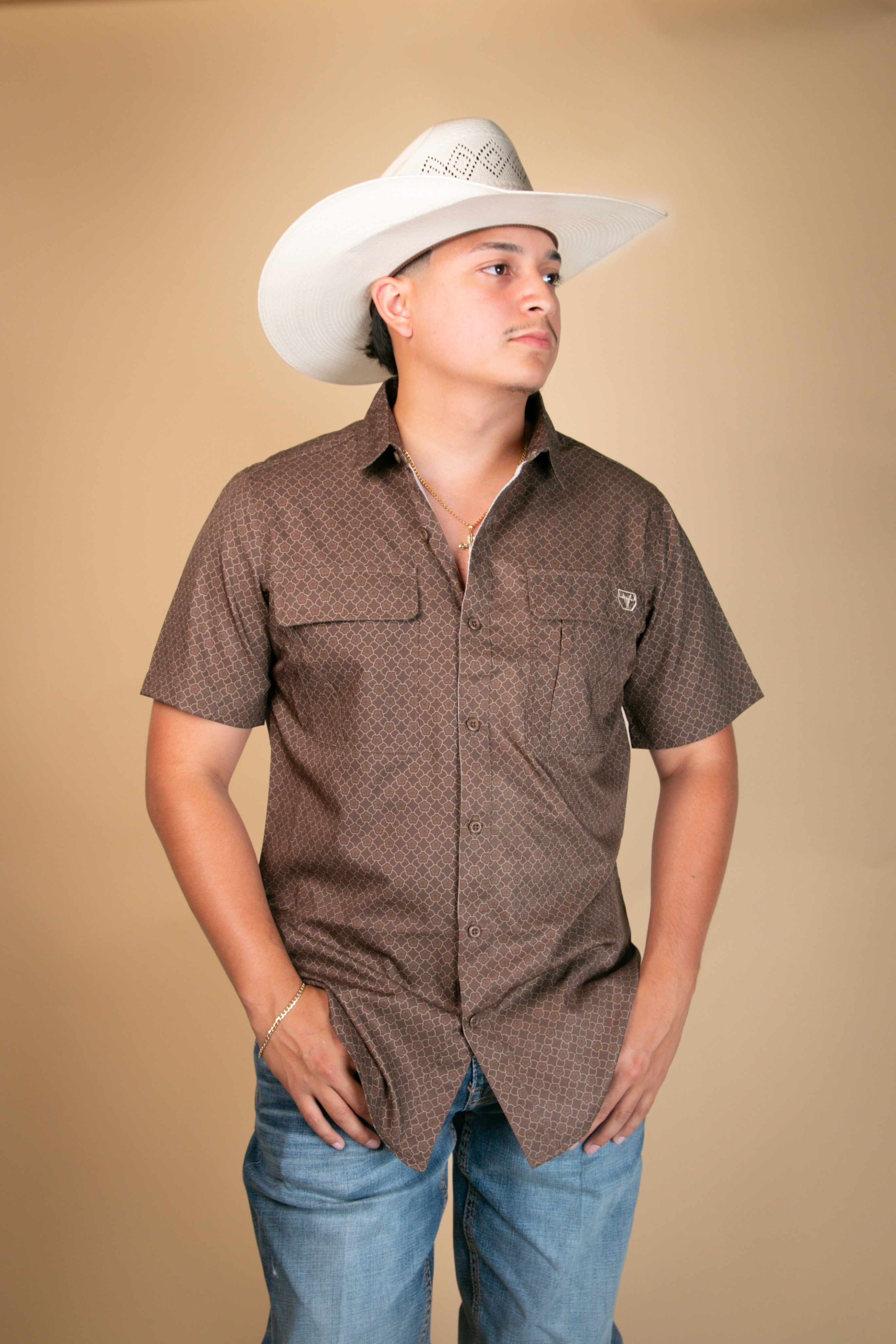 Platini Short Sleeve Jacob Button Up