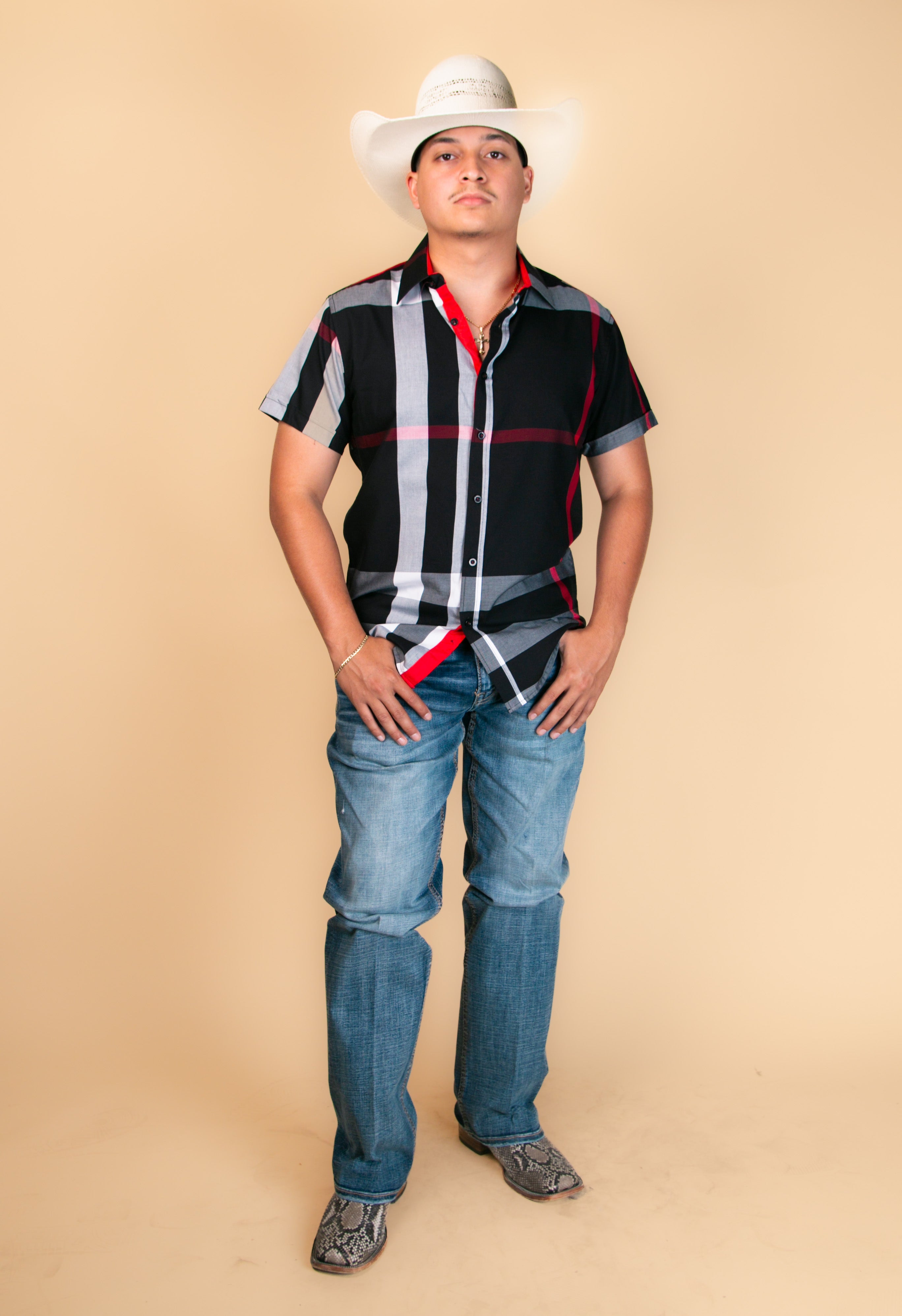 Baldelli Western Short Sleeve Dion Button Up