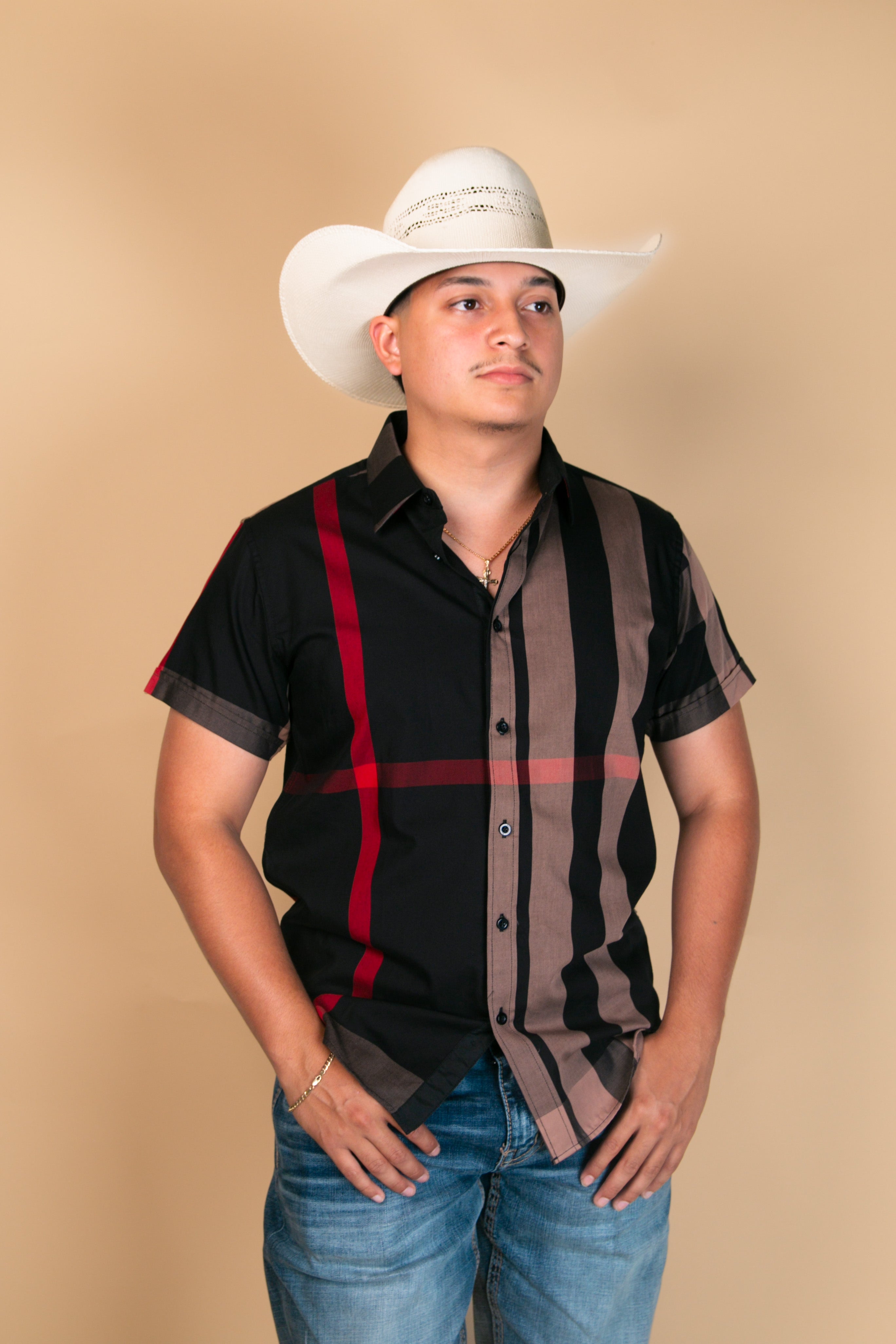 Baldelli Western Short Sleeve Dion Button Up