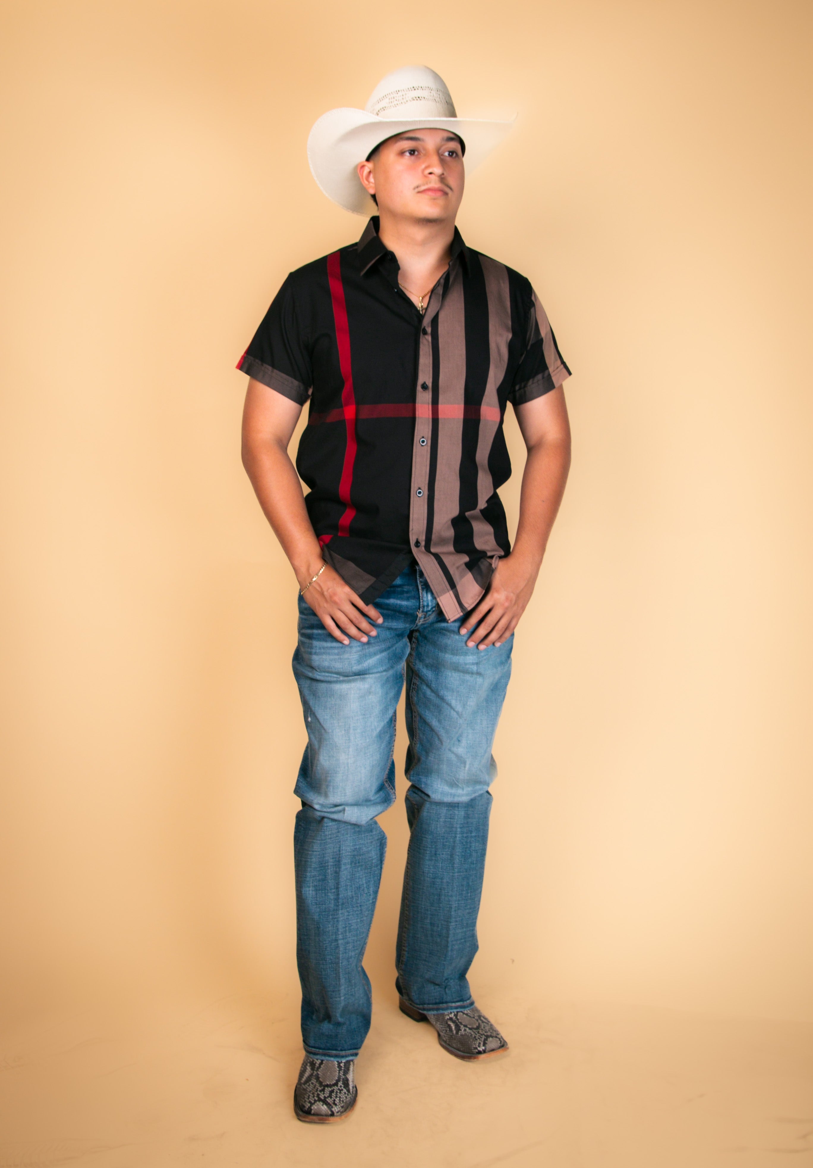 Baldelli Western Short Sleeve Dion Button Up