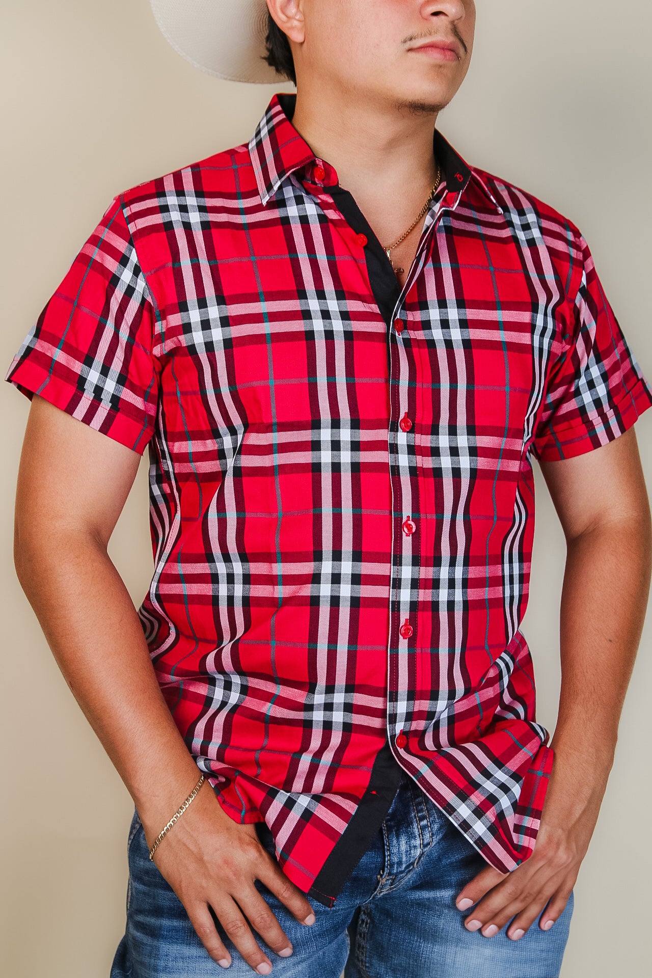 Baldelli Western Short Sleeve Ryan Button Up
