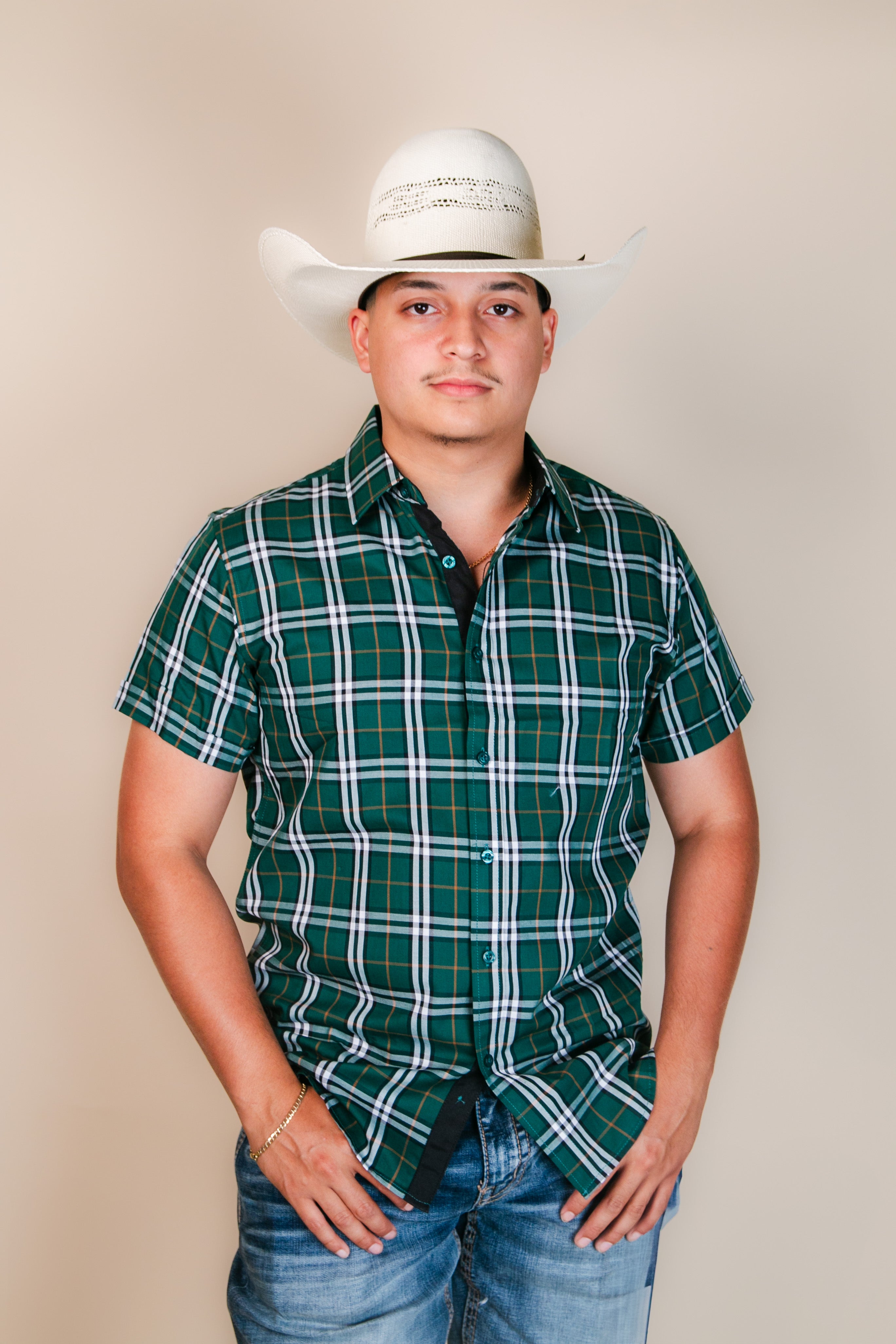 Baldelli Western Short Sleeve Ryan Button Up