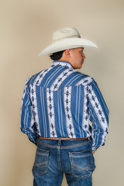 American West Long Sleeve Brandon Pearl Snap