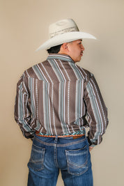 American West Long Sleeve Hayden Pearl Snap