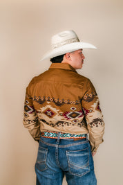Platini Long Sleeve Richard Pearl Snap